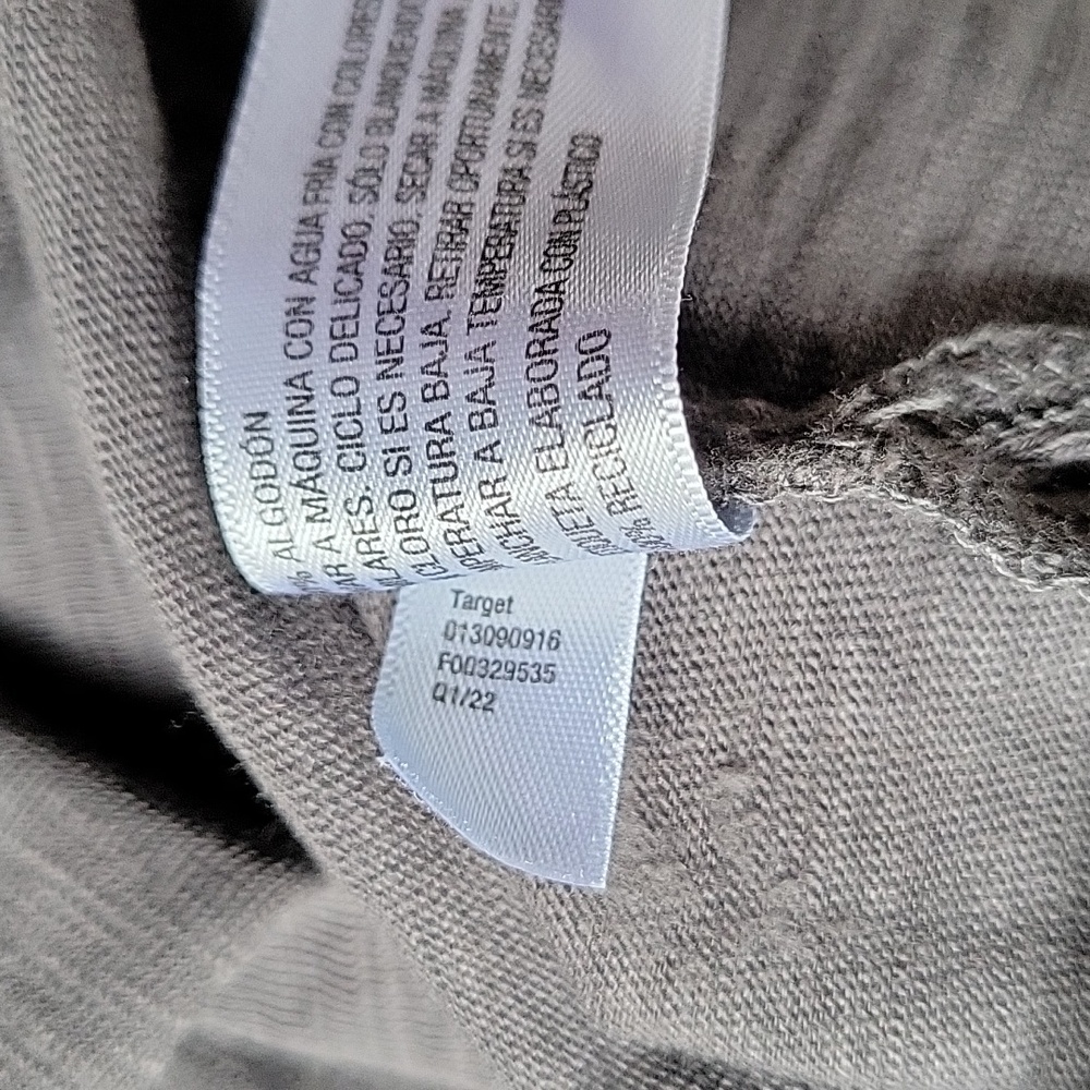 Universal Thread, short sleeve, gray, mock neck, T Shirt dress, size M - Picture 7 of 10